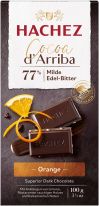 Hachez Cocoa d'Arriba Orange 77% 100g