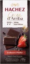 Hachez Cocoa d'Arriba Erdbeer-Pfeffer 77% 100g