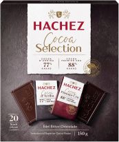 Hachez Täfelchen Cocoa Selection 150g