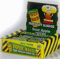Toxic Waste Nuclear Sludge Apple Chew Bar 20g
