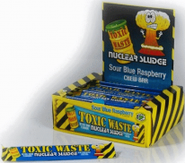Toxic Waste Nuclear Sludge Blue Raspberry Bar 20g