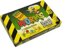 Toxic Waste Sour Gummy Worms Theatre Box 85g