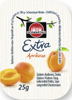 Schwartau Extra Portionsschalen Aprikose 100x25g