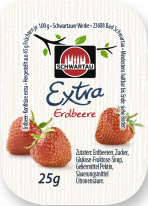 Schwartau Extra Portionsschalen Erdbeere 100x25g