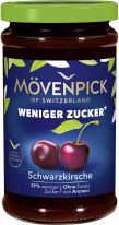 Schwartau Mövenpick Weniger Zucker Schwarzkirsche 220g