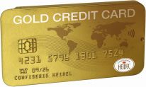 Heidel GOLD Kreditkarte 30g