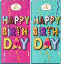 Heidel Happy Birthday 3D Choco-Grüße mit 3D Effekt 100g