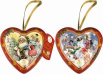 Heidel Christmas Schmuckherz Weihnachts-Nostalgie 54g