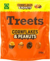 Treets Cornflakes und Peanuts 210g