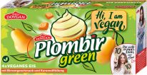 Plombir Green Vegan mit Birnen-Geschmack im Waffelbecher 4x140ml