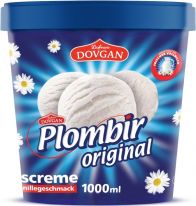 Plombir Eiscreme mit Vanillegeschmack 1000ml