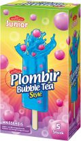 Plombir Junior Bubble Tea Style Wassereis 5 Stück 300ml