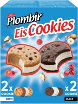 Plombir & Friend Doppelkeks Mix mit Eiscreme Vanille-Schoko 4x80g