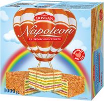 Napoleon Regenbogentorte 1000g