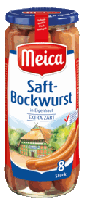 Meica 8 Saft-Bockwurst in Eigenhaut 720g