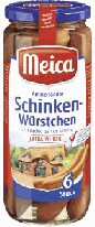 Meica 6 Schinkenwürstchen im Saitling 250g