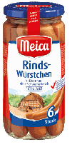 Meica 6 Rinds-Würstchen in Eigenhaut 180g
