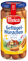 Meica 6 Geflügel-Würstchen in Eigenhaut 180g