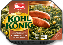 Meica Kohl König Grünkohl mit Kasslerwurst und Kartoffeln 400g