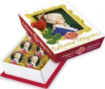 Reber - Constanze Mozart-Kugel 6er-Packung m. Rosenaufleger 240g