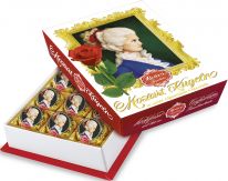 Reber - Constanze Mozart-kugel 12er Packung m. Rosenaufleger 240g