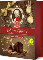 Reber Christmas - Dark Chocolate 6er Barock Packung mit Weihnachtsaufleger 120g