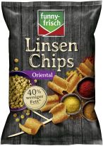 Funny Frisch Linsen Chips Paprika 90g, 12pcs