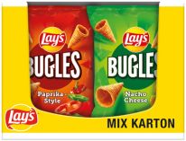 Lays Bugles Nacho Cheese/Paprika 95g, Mix-Carton, 12pcs
