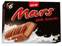 MDE Cooling - Mars Milk Snacks 6er 210g