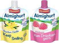 Ehrmann Almighurt praktisch & lecker Vanille/Himbeer 100g, 10pcs