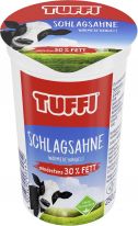 Tuffi Schlagsahne wärmebehandelt mindestens 30% Fett 250g