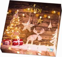 Heidi Christmas Tischadventskalender gefüllt mit Mini-Pralinen 130g