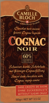 Camille Bloch Cognac Noir (Zartbitter) ohne Zuckerkruste 100g