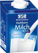 Müller Weihenstephan Haltbare Milch 3,5% Fett Abs. 500ml