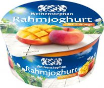Müller Weihenstephan Rahmjoghurt Pfirsich-Mango 150g