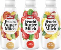 Müller Fruchtbuttermilch Sortierung 1 500g, 12pcs