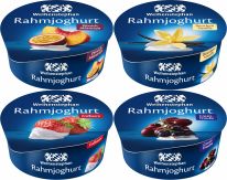 Müller Weihenstephan Rahmjoghurt 4 sort, 12pcs (1)