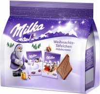 MDLZ DE Christmas Milka Weihnachts-Täfelchen Milchcrème 150g