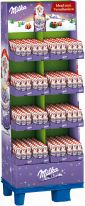 Mondelez Christmas - Milka Weihnachtsmann Alpenmilch 45g, Display, 384pcs