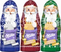 Mondelez Christmas - Milka Weihnachtsmann Alpenmilch Design Edition 90g