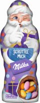 Mondelez Christmas - Milka Schüttel Mich Weihnachtsmann Alpenmilch mit Kakaolinsen 61g