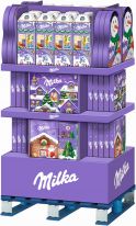 Mondelez Christmas - Milka Adventskalender Vielfalt, Display, 76pcs