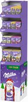 Mondelez Christmas - Milka Weihnachts-Kugeln Mix 100-350g, Display, 136pcs