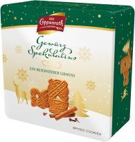 Coppenrath Feingebäck Christmas Spekulatiusdose grün 1000g, Display, 54pcs