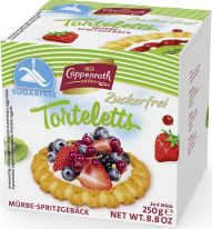 Coppenrath Feingebäck Mürbe Spritz Torteletts Zuckerfrei 250g