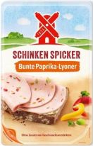 Rügenwalder Mühle Schinken Spicker Bunte Paprika-Lyoner 80g