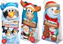 Argenta Christmas Pinguin, Schneemann und Elche, Mix-Carton, 35pcs