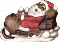 Argenta Christmas Weihnachtsmann auf Ski Bob 125g
