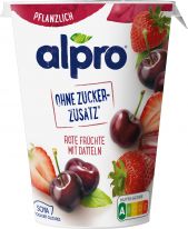 Alpro Soja-Joghurtalternativen Rote Früchte Mit Datteln 400g