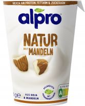 Alpro Soja-Joghurt-Alternativen Natur mit Mandel 400g